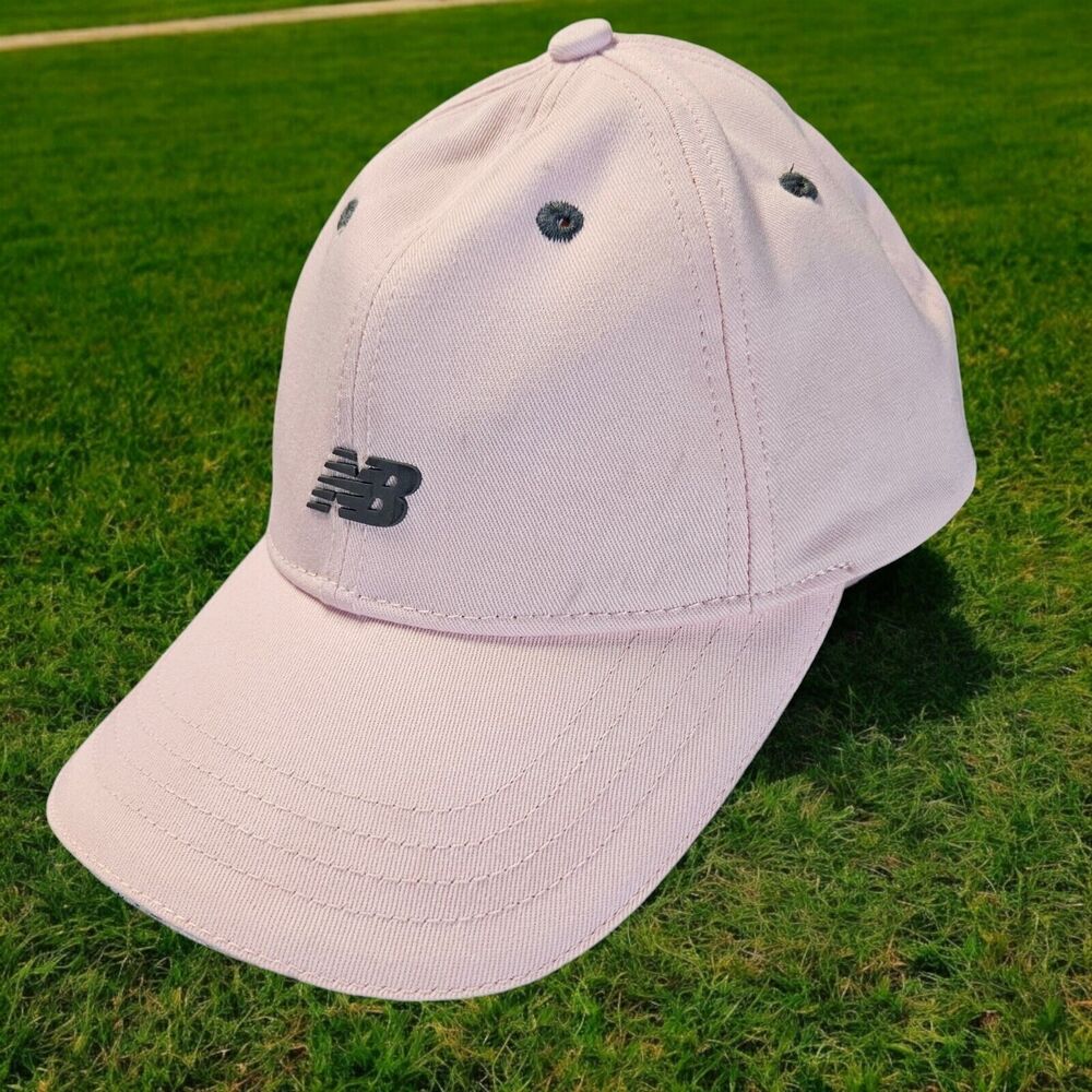 New Balance Hat Classic Logo Adjustable Hook and Latch Pink Color Cap One Size
